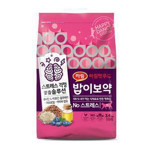 [하림펫푸드] 밥이보약 고양이사료 CAT No스트레스 3.4kg