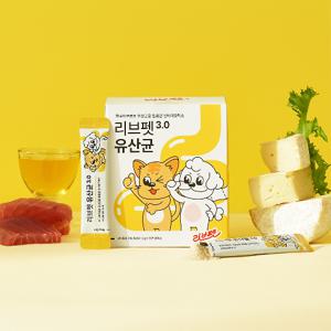 리브펫 유산균스틱포30p 강아지유산균 고양이유산균 60g