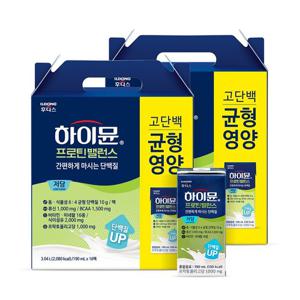 하이뮨 프로틴 밸런스 음료 저당 2box(190ml x 32입)