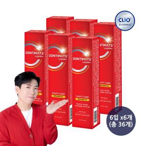 크리오 덴티메이트 1450 고불소 매스틱 충치케어 치약 150g 6입 x6개(총 36개)