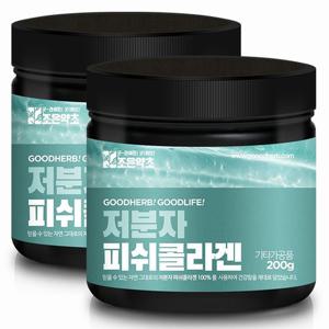 [조은약초] 저분자 피쉬콜라겐 분말 200g x 2통구성 (총 400g)