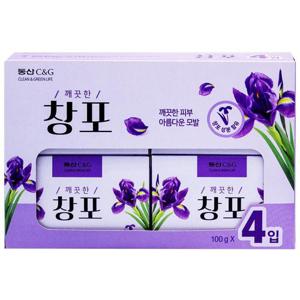 클리오 동산 CnG 창포비누 100g x 4개입 [WB6CCD4]