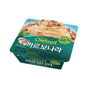 롯데 쉐푸드 스파게티 까르보나라 220g X 12개(1박스)