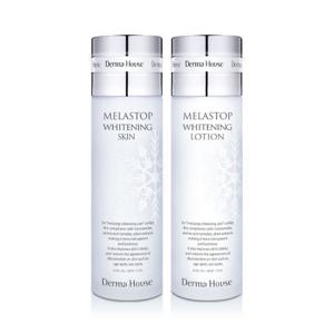 더마하우스 멜라스톱화이트닝 2종(미백스킨125ml+미백로션125ml)/미백기능성/잡티관리/칙칙한피부