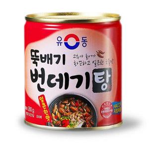 갤러리아_유동 뚝배기 번데기탕 얼큰한맛 280g x10캔