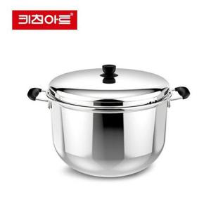 키친아트 곰솥 들통 찜통 찜솥 스텐 큰냄비 30cm W91AF27