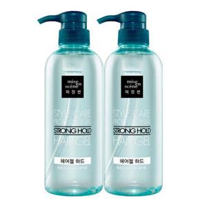 [미쟝센]미쟝센 스타일케어 스트롱 헤어젤 하드 500ml x2 /대용량