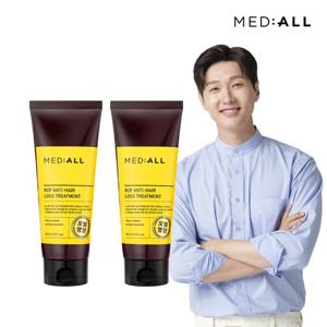 메디올 두피 청정 단백질 모발 손상 케어 트리트먼트 200ml 우디허발향 x2개