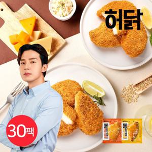 [허닭] 크리스피 통 닭가슴살 90g 2종 30팩