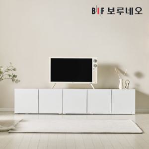 [착불]보루네오 뮤센 거실장 2000 B세트 깊은 티비 TV 다이 선반 낮은 티비장