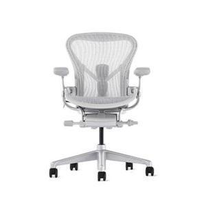 [HERMAN MILLER]허먼밀러 뉴 에어론 의자 풀체어 미네랄(아틀라스 호환 헤드레스+플로어휠)