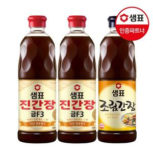 [샘표]진간장 금F3 860mlX2 + 조림간장 860ml