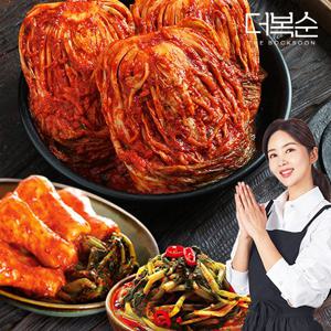 [박솔미진심김치] 더복순 김치 3종세트(포기7kg+총각2kg+열무1kg), 총 10kg