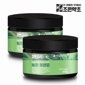 [조은약초] 녹차유산균 200g x 2통구성 (총 400g)