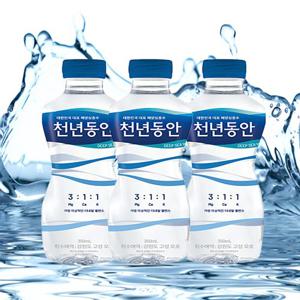 [천년동안] 천연미네랄 풍부한! 해양심층수 천년동안 350ml x40병 (프리미엄박스포장)