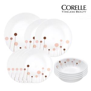 [Corelle] 코렐 꽃솜 원형 접시세트 11p