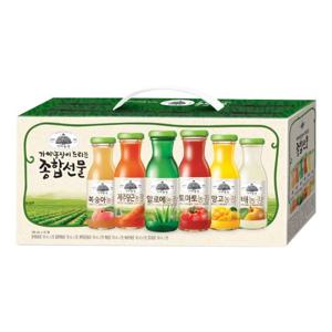 웅진 가야 종합선물세트 180ml x 12병 과일음료모음 병주스