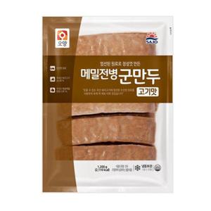 갤러리아_[푸른들마켓][사조] 오양메밀전병군만두(고기맛) 1.2kg