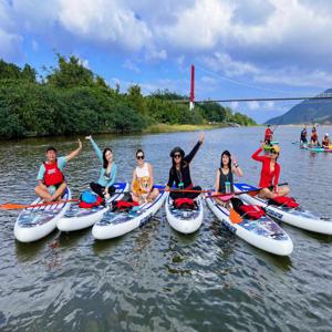 Paddle tw 국가 대표팀이 마음의 평화를 이끈다 | Gongliao Fulong SUP | Calm Waters | 부모와 자식 커플 및 친구 그룹 |