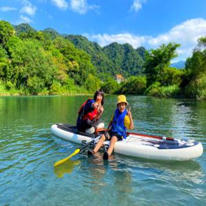 Paddle tw 국가 대표팀이 마음의 평화를 이끈다 | Wulai Mengmeng Lake SUP | Calm Waters | 부모와 자식 커플 및 친구 그룹 |