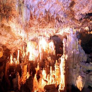 A beautiful cave created from a coral reef!