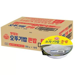 오뚜기맛있는오뚜기밥 큰밥 300g x 18개 즉석밥