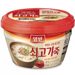 양반 쇠고기죽 288g x 12 즉석죽 냉동 간편조리식품