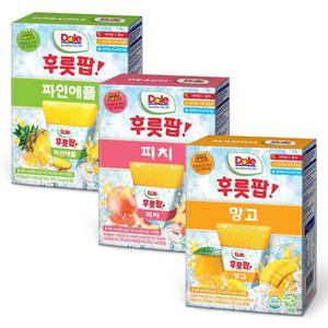 DOLE 후룻팝 62ml x 8 x 8 박스 얼려 먹는 100% 과즙