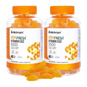 비타프레쉬 비타민 C&D 3000mg x 100구미x 2