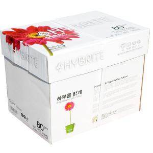 하이브라이트 복사용지 A4용지 80g 1BOX 2500매