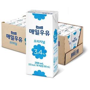 매일우유 멸균우유 200ml 24팩