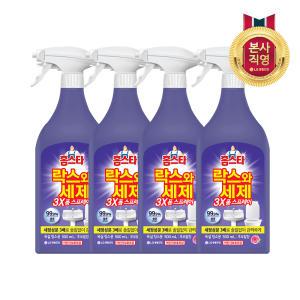 홈스타 락스와세제 3X 폼 스프레이 후로랄향 500ML x 4개