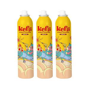 케피버블 레이저 썬 오렌지폼 자몽향, 300ml, 3개