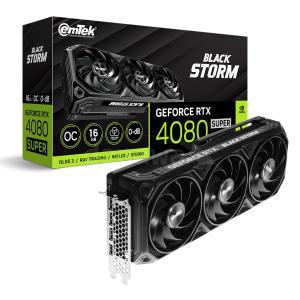 히트 이엠텍 지포스 RTX 4080 SUPER BLACK STORM OC D6X 16GB /정품/오늘출발/안심포장/HIT