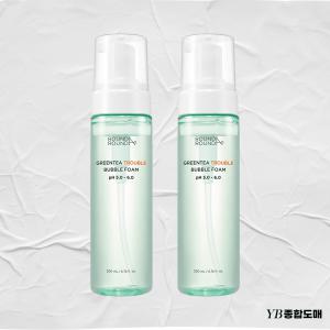 라운드어라운드 버블폼 그린티 약산성 트러블 200ml X 2