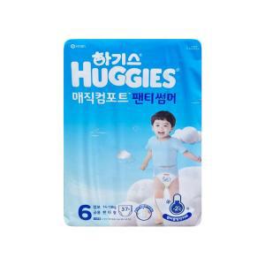 2024 하기스 매직컴포트 썸머 팬티형 기저귀 6단계 남여공용 37p X 1팩