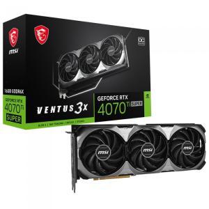 MSI 지포스 RTX 4070 Ti SUPER 벤투스 3X OC D6X 16GB 그래픽카드 (정품)