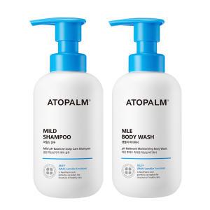 공식대리점 아토팜 MLE 바디워시 300ml + 마일드 샴푸 300ml