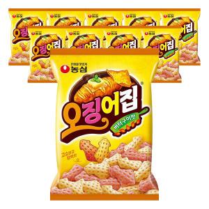 농심 오징어집, 78g, 10개