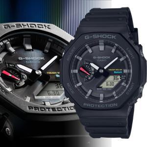 지샥 G-SHOCK 지얄오크 팔각 블루투스 터프솔라 GA-B2100-1A 전자 군인시계