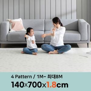 18T PVC 층간소음방지 롤매트 폭 140cm x 7m