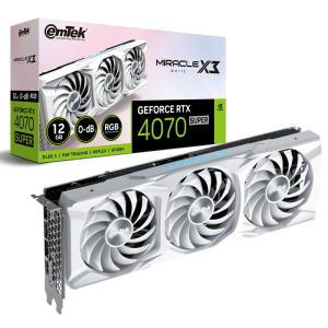 HIT 이엠텍 지포스 RTX 4070 SUPER MIRACLE X3 WHITE D6X 12GB