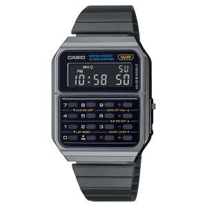 CASIO 카시오 CA-500WEGG-1B 메탈릭 공용 계산기시계 블랙