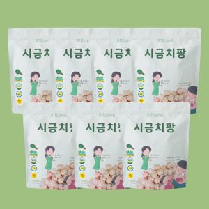 올바름 유아간식 시금치팡 유기농쌀과자 50g x 7개