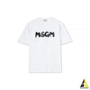 [MSGM] 엠에스지엠 24 클라우드 로고 반팔 티셔츠 (3640MM131 247002 01) 75840315