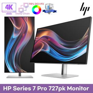 HP 시리즈 7 Pro 727pk 4K UHD 모니터 IPS Black/400nits/98% DCI-P3/3년워런티/HDR 400/2000:1명암