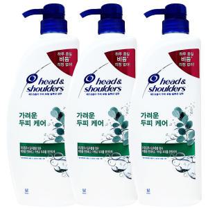 헤드앤숄더 가려운 두피케어 샴푸 850ml 3개