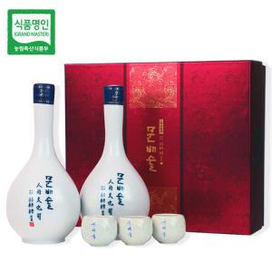 문배주양조원 문배술 특1호 40도 400ml 2본 잔3