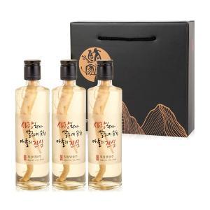 태평주가 진심인삼주 19도 375ml 3본입 선물세트