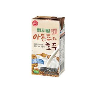 베지밀 아몬드와 호두 두유 190ml x 96팩